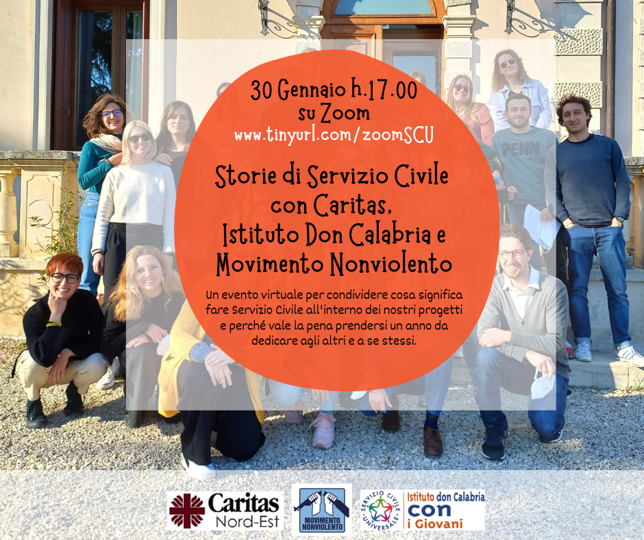 Storie di Servizio Civile con Caritas, Istituto Don Calabria e Movimento Nonviolento