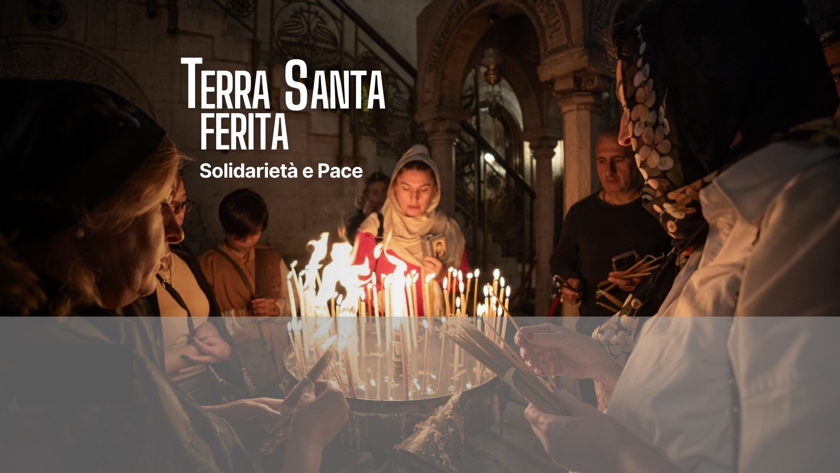 Il 18 febbraio colletta nazionale per le popolazioni colpite dal conflitto in Terra Santa