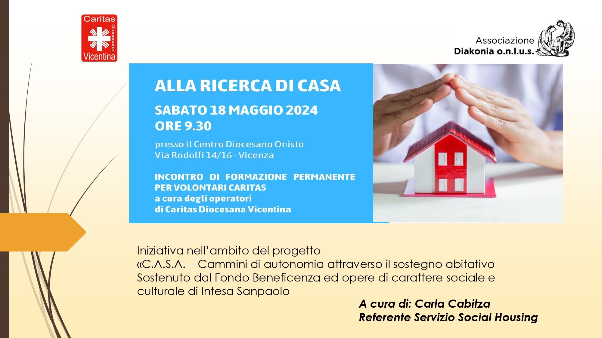 “Alla ricerca di casa”, le slide dell’incontro del 18 maggio