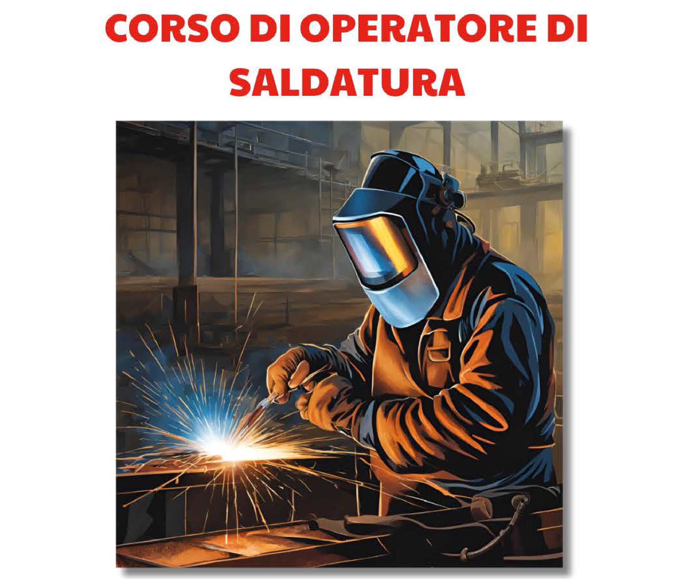 Percorso gratuito di base per la formazione di addetti alla saldatura nell’industria meccanica