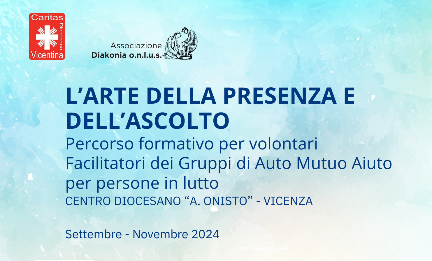 Percorso formativo per volontari facilitatori dei Gruppi di Auto Mutuo Aiuto per persone in lutto