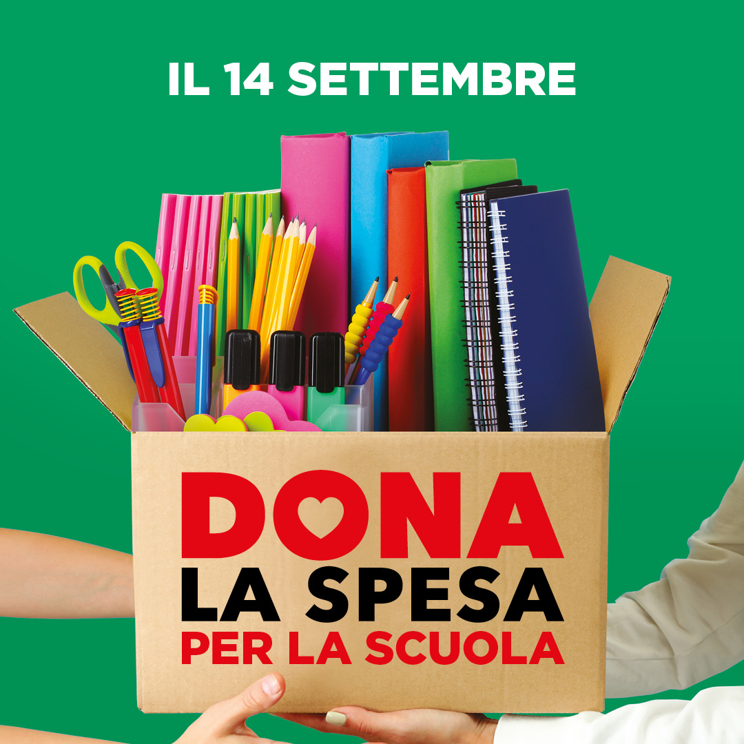 Partecipa anche tu a “Dona la spesa” per la scuola