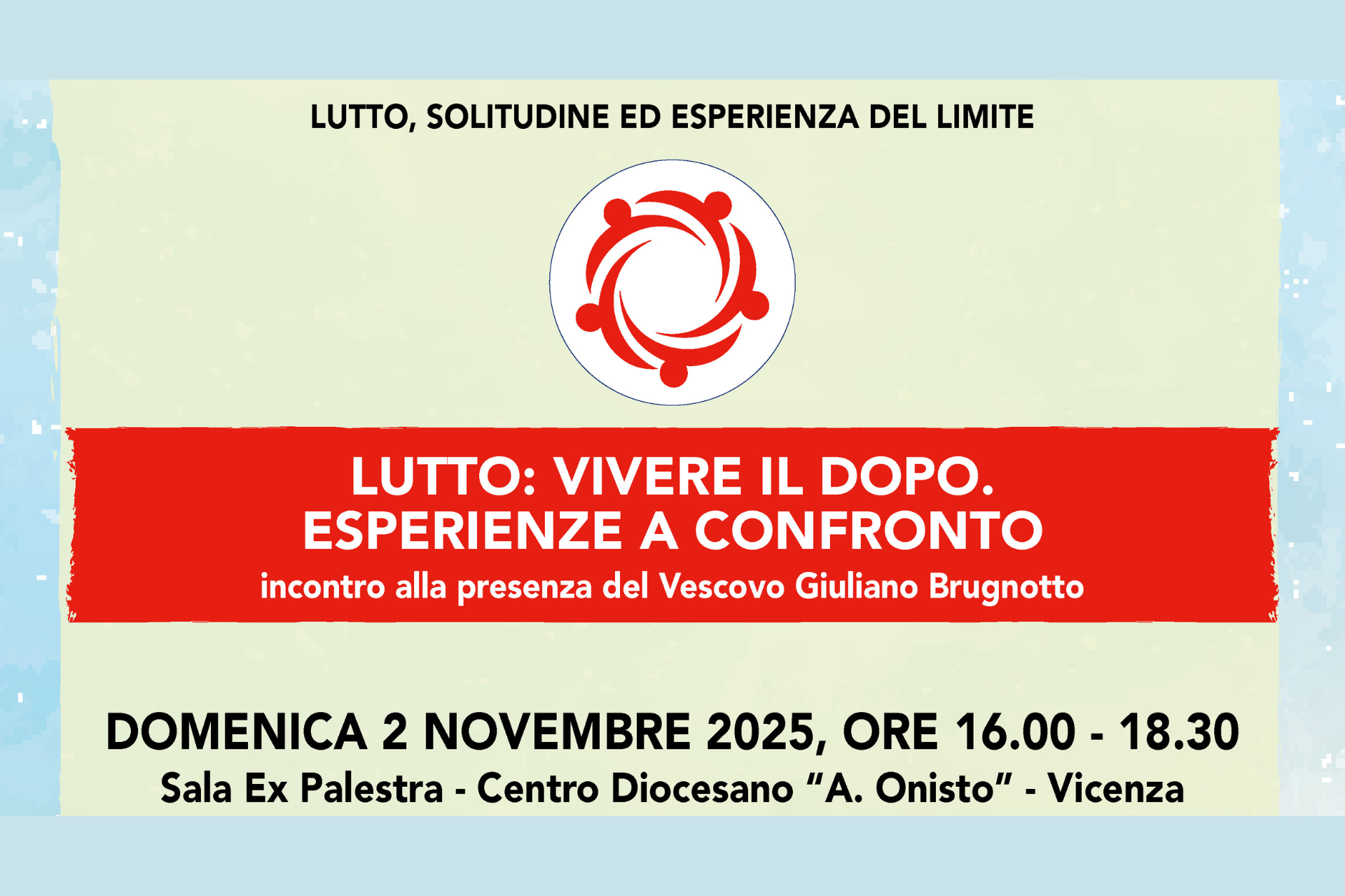 Lutto, incontro alla presenza del vescovo Giuliano Brugnotto