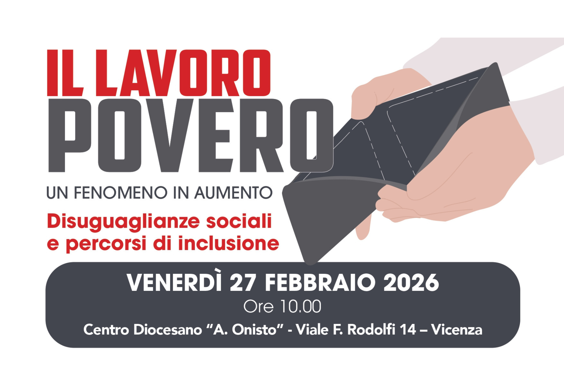 Il lavoro povero, ne parliamo in un convegno