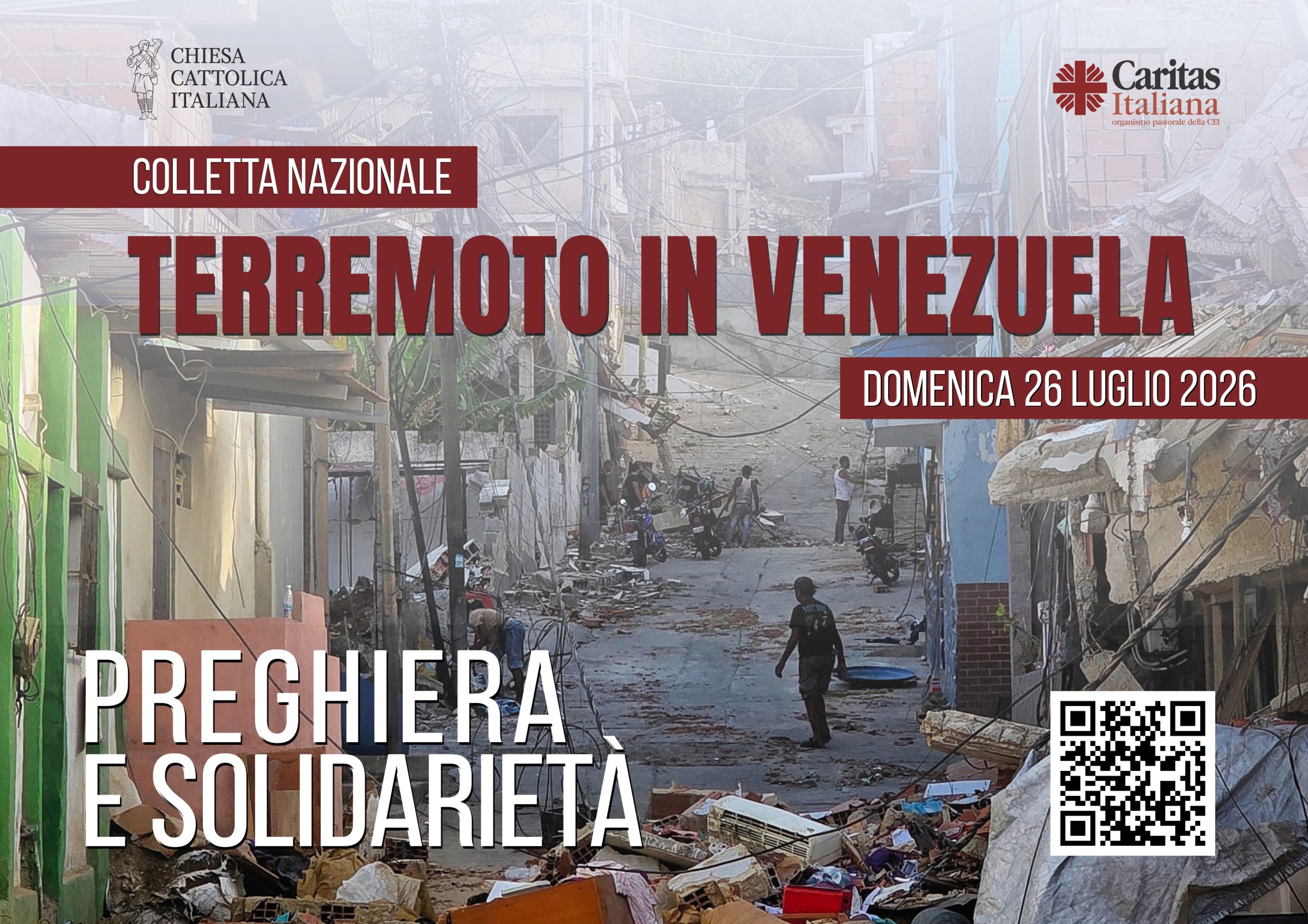 Colletta nazionale per il terremoto in Venezuela