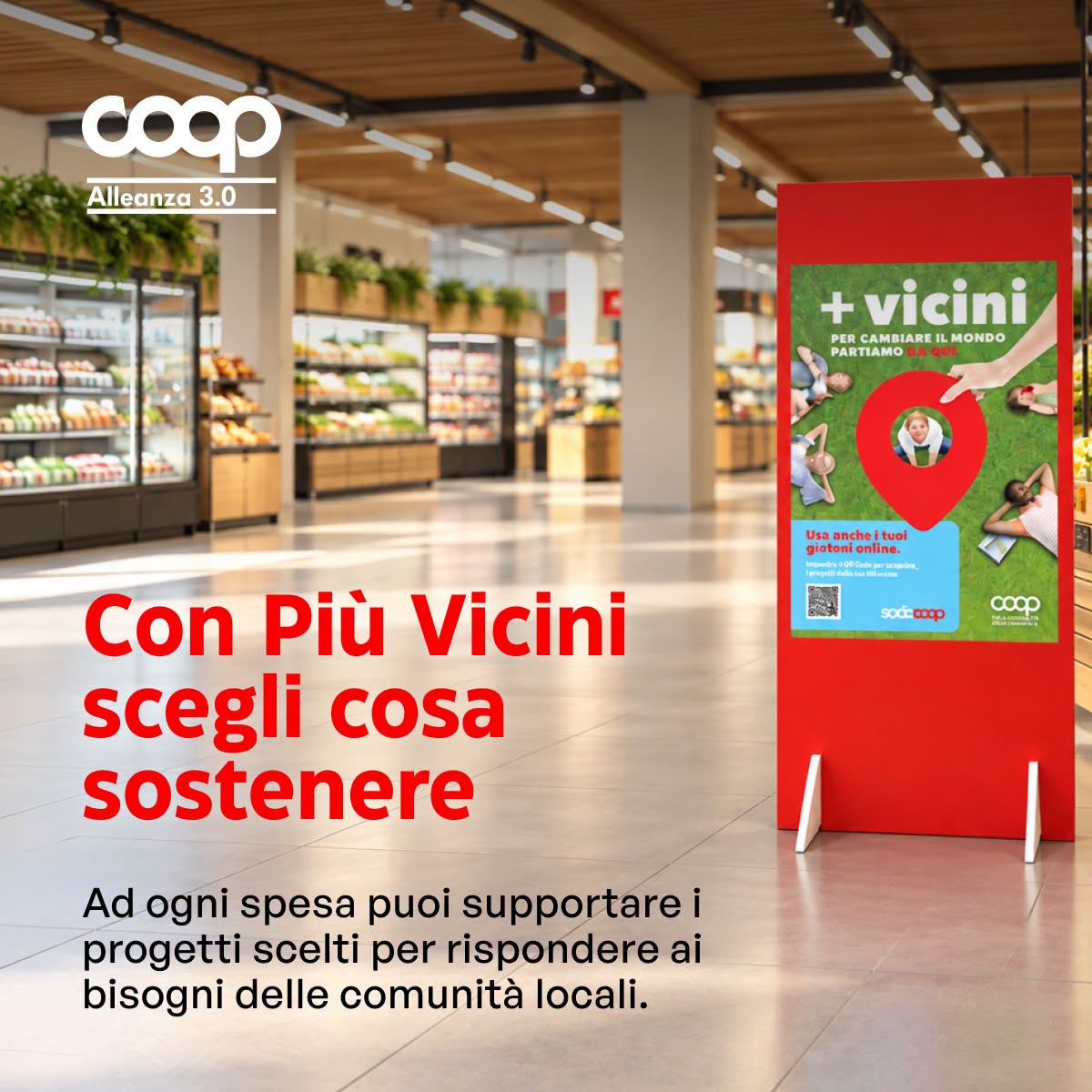 Con i gettoni Coop sostieni Casa Santa Lucia
